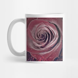 Cosmic Red Rose Mug